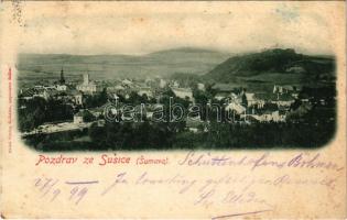 1899 (Vorläufer) Susice, general view (fl)