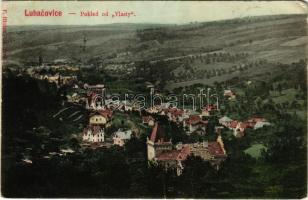 1906 Luhacovice, Lázne Luhacovice; Pohled od Vlasty / general view, villa (EM)