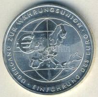Németország 2002F 10€ Ag "Átváltás euróra" T:BU