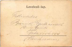 1904 Kudzsir, Kudsir, Cugir; Fő tér, piac. Adler Alfréd fényképész / main square, market (EK)