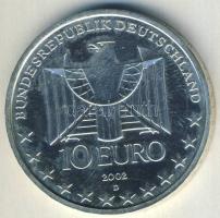 Németország 2002D 10€ Ag "100 éves a metró" T:BU