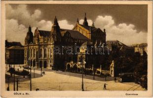 1913 Köln, Cologne; Opernhaus / operahouse, tram (EK)