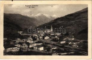 1930 Cesana Torinese, Veduta dalla strada di Bousson (EB)