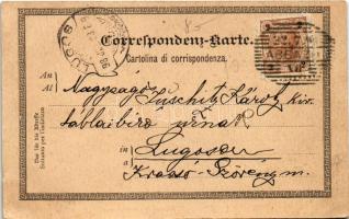 1898 (Vorläufer) Abbazia, Opatija; Vom südlichen Strandweg. Nach Phot. v. E. Jelussich (EK)