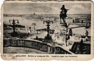 1918 Budapest I. Kilátás az Országház felé (EM)