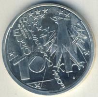 Németország 2003D 10€ Ag "100 éves a Német Múzeum Münchenben" T:BU