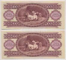 1975. 100Ft (2x) "B 017 004451", "B 017 004454" T:I-,II
Adamo F33