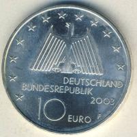 Németország 2003F 10€ Ag "Ruhr melletti iparvidék" T:BU