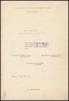 1960 MIA Diesel használati utasítás. Prés- és Kovácsoltárugyár Budapest. Készítette: Balázs György. ...