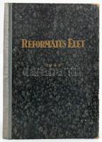 1943 Református Élet X. évf. 1-44. sz., 1943. jan. 2. - dec. 21. Szerk.: Dr. Ravasz László, Muraközy Gyula. (Teljes, vagy közel teljes évfolyam). Korabeli félvászon-kötésben, kissé sérült borítóval, néhány kissé sérült lappal.