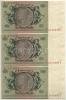 Német Harmadik Birodalom 1933. 50M (7x) sorszámkövetők T:I,I- German Third Reich 1933. 50 Mark (7x) ...