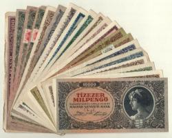 1945-1946. 20db-os pengő bankjegytétel T:II-,III