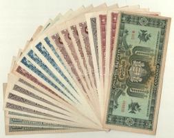 1945-1946. 20db-os pengő bankjegytétel T:II-,III