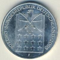 Németország 2005F 10€ Ag "Bertha von Suttner - Béke Nobel-díj" T:BU