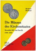 Norbert Herkner: Die Münzen des Kirchenstaates 1740-1870 - Benedikt XIV. bis Pius IX. 1740 - 1870. (A Pápai Állam érméi 1740-1870 - XIV. Benedektől IX. Piusig) Verlag Pröh, Berlin, 1974.