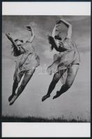 cca 1938 előtti felvételek mozgásművészekről, 3 db mai nagyítás Szentpál Olga gyűjteményéből, 24x17,7 cm és 15x10 cm