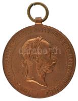 1873. Hadiérem bronz katonai érdemérem mellszalag nélkül T:2 ksi patina Hungary 1873. Military Medal bronze medal without ribbon C:XF small patina NMK 231.