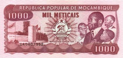 Mozambik 8db klf modern bankjegy T:I