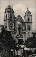 1917 Chelm, Kulm, Holm, Cholm; Kosciól Katolicki / church + K.u.k. Etappenpostamt