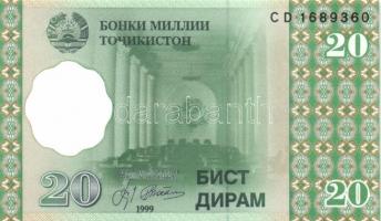 Tadzsikisztán 7db klf modern bankjegy T:I