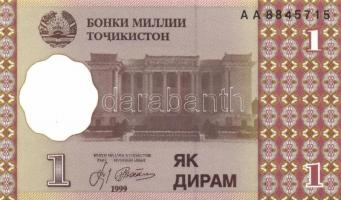 Tadzsikisztán 7db klf modern bankjegy T:I