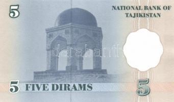 Tadzsikisztán 7db klf modern bankjegy T:I