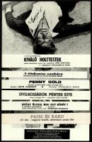 Gyilkosságok, kivégzések, halottak - különféle filmekből egy-egy jelenet, 13 db vintage produkciós f...