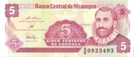 Nicaragua 4 klf modern bankjegy T:I