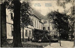 1910 Bazin, Bösing, Bözing, Pezinok; Vas fürdő / Eisenbad / spa, bath, hotel (EK)