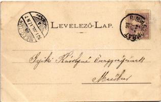 1900 Nagyrőce, Gross-Rauschenbach, Velká Revúca; fürdő. Büchler Béla kiadása / spa, bath (apró szaka...