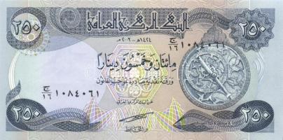 Irak 16db klf modern bankjegy T:I