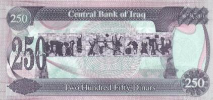 Irak 16db klf modern bankjegy T:I