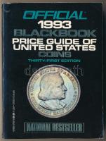 Marc Hudgeons: The Official Blackbook Price Guide of United States Coins 1993 (Az Amerikai Egyesült Államok pénzérmeinek kis ár útmutatója). House of Collectibles, New York, 1992. 31. kiadás. Használt, nagyon jó állapotban, a hátsó borító belső oldalán firka.