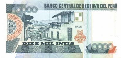 Peru 7db klf modern bankjegy T:I