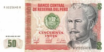 Peru 7db klf modern bankjegy T:I