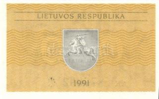 Litvánia 5db klf modern bankjegy T:I