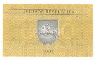 Litvánia 5db klf modern bankjegy T:I