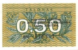 Litvánia 5db klf modern bankjegy T:I