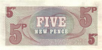 Nagy-Britannia 1950-es,´60-as, ´70-es évek, katonai bankjegyek, 6 klf db T:I