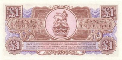 Nagy-Britannia 1950-es,´60-as, ´70-es évek, katonai bankjegyek, 6 klf db T:I