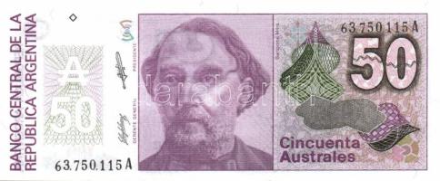 Argentína 13 db klf modern bankjegy T:I