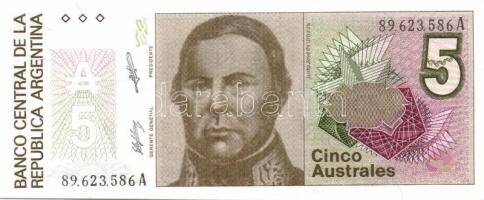 Argentína 13 db klf modern bankjegy T:I