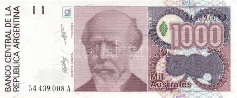 Argentína 13 db klf modern bankjegy T:I