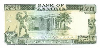 Zambia 6db klf modern bankjegy T:I