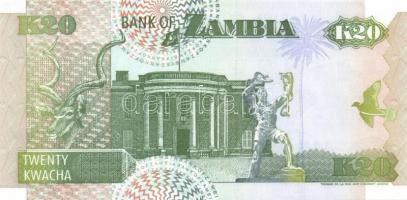 Zambia 6db klf modern bankjegy T:I