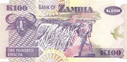 Zambia 6db klf modern bankjegy T:I