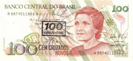 Brazília 21db klf modern bankjegy T:I
