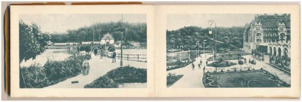 Vízakna, Salzburg, Ocna Sibiului; fürdő - Nem képeslapos leporello 16 képpel / spa - non-postcard le...