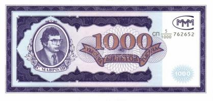 Oroszország / Mavrodi magánkiadások 1994. összesen 11 klf db T:I