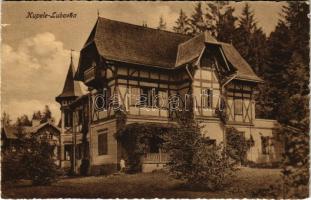 1925 Lublófüred, Lubló-fürdő, Kúpele Lubovna (Ólubló, Stará Lubovna); Szálloda. Bernat Blayer kiadása / hotel (Rb)